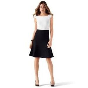 White House Black Market Colorblock Sweater Dress XS NWT